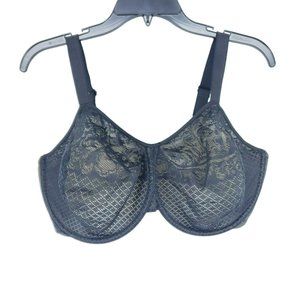 Wacoal Visual Effects Minimizer Bra Size 40H Black Underwire